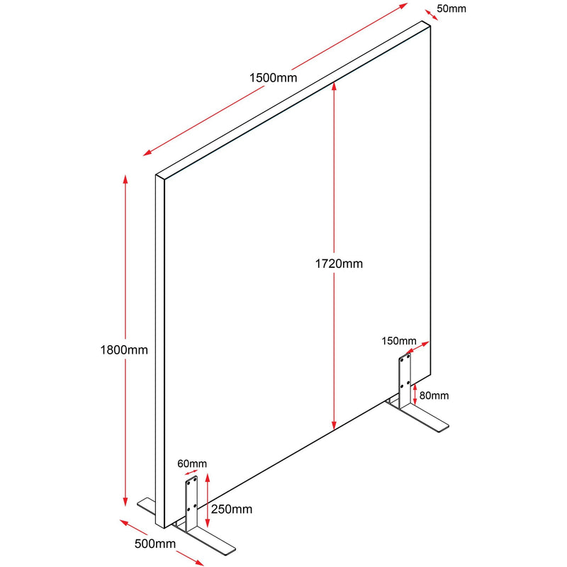 Acoustic Screens - Free Standing Screen