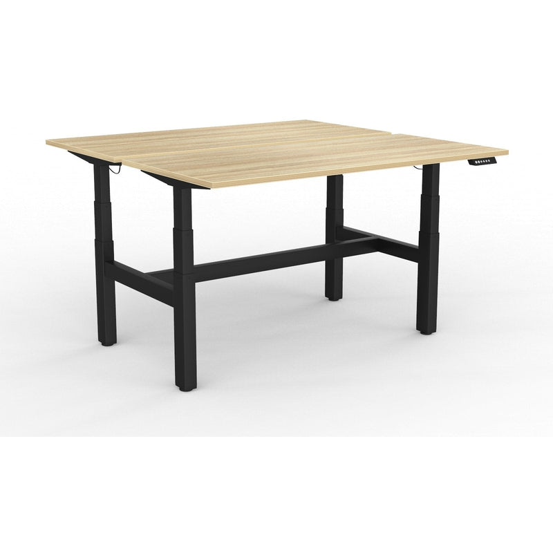 Agile+ Electric Height Adjustable 2 Person Double Sided Workstation