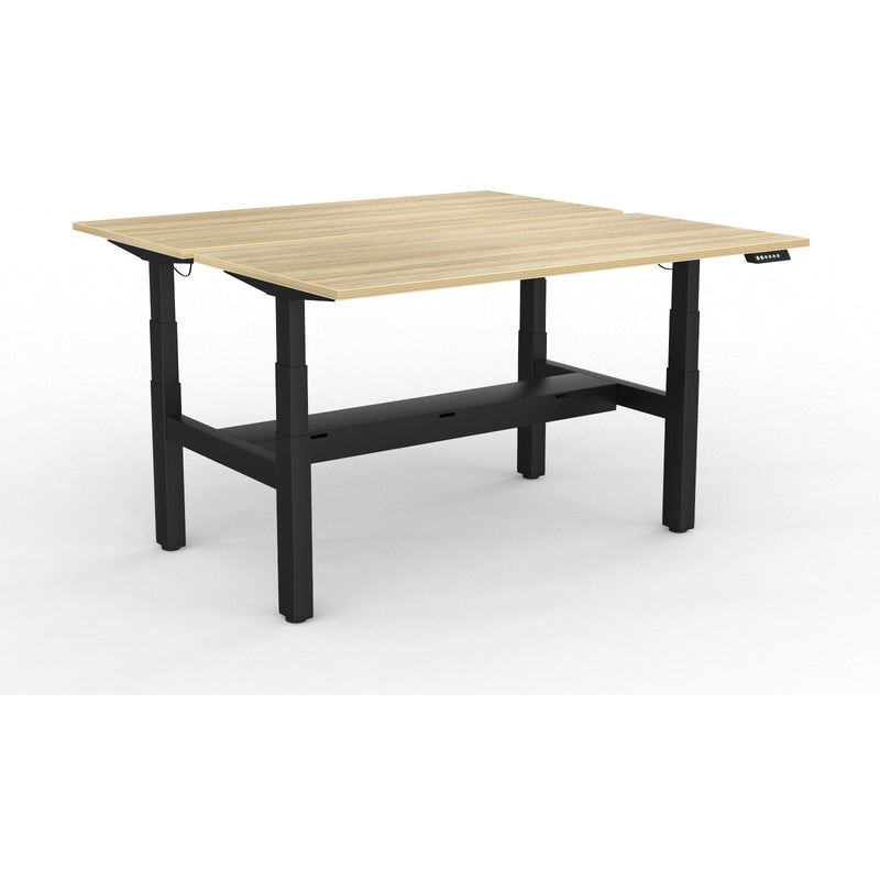Agile+ Electric Height Adjustable 2 Person Double Sided Workstation