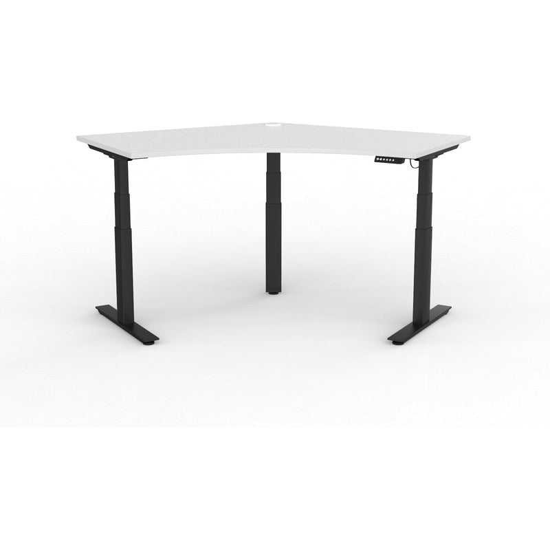 Agile+ Electric Height Adjustable 120 Degree Workstation