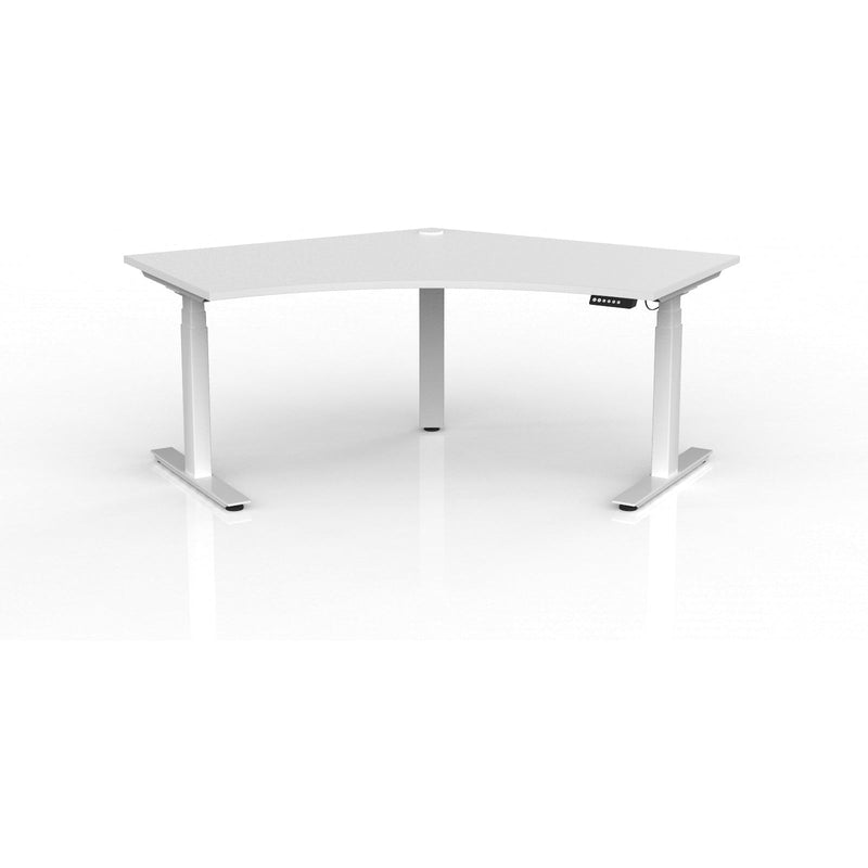 Agile+ Electric Height Adjustable 120 Degree Workstation