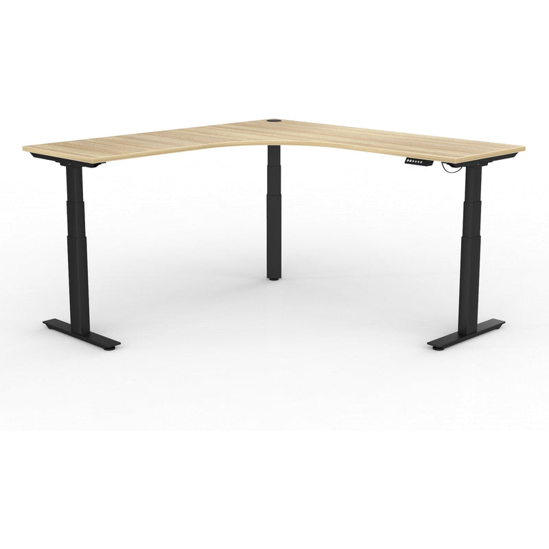 Agile+ Electric Height Adjustable Corner Workstation