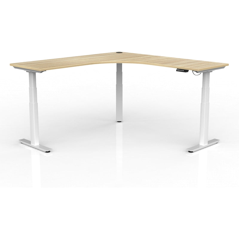 Agile+ Electric Height Adjustable Corner Workstation