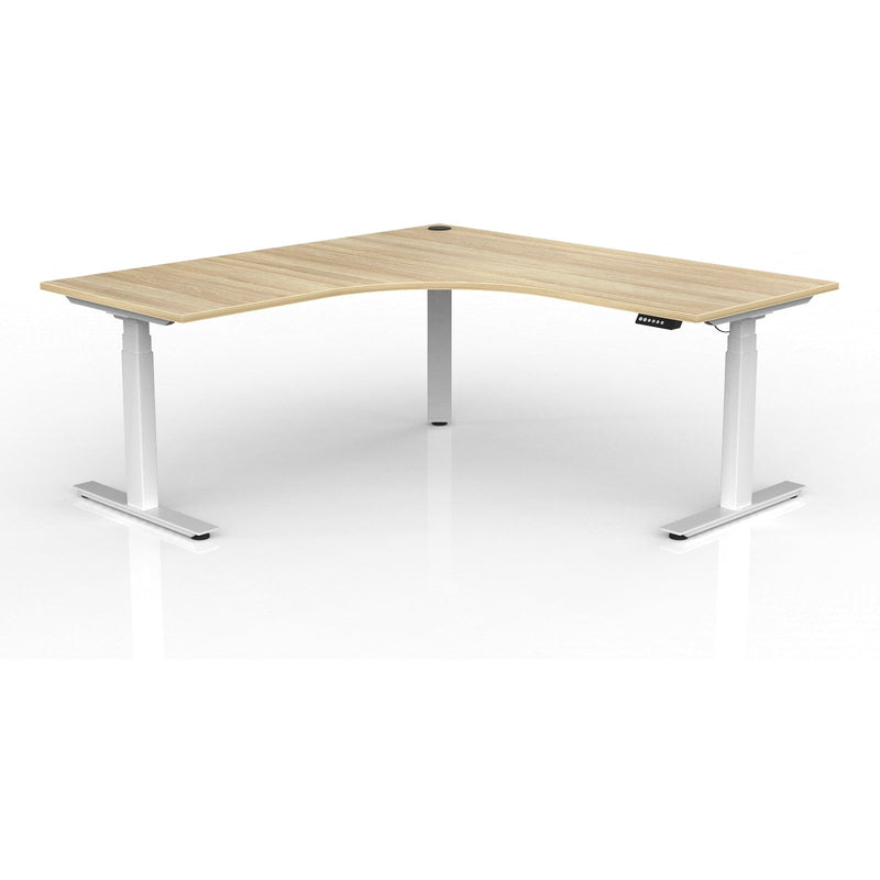 Agile+ Electric Height Adjustable Corner Workstation