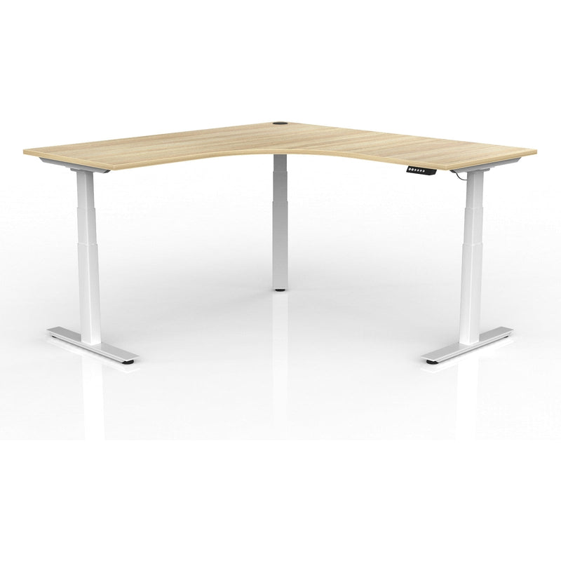 Agile+ Electric Height Adjustable Corner Workstation
