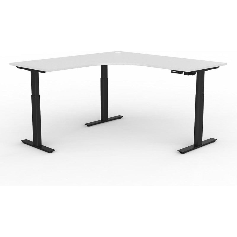 Agile Electric 2-Column 90° Workstation - Left Hand Workstation Return