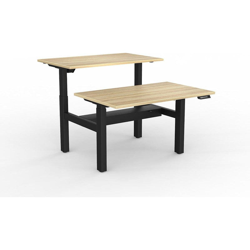 Agile 2-Column Electric Shared Desk - Cable Tray