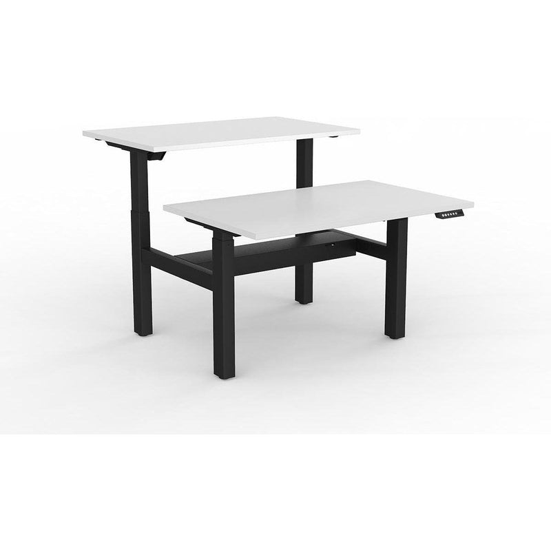 Agile 2-Column Electric Shared Desk - Cable Tray