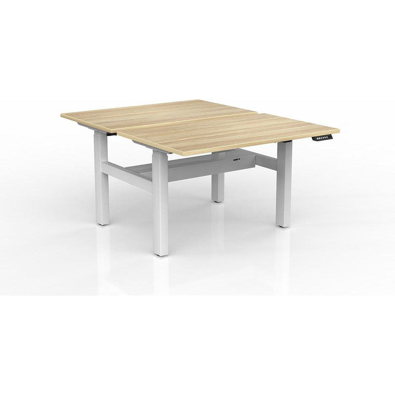 Agile 2-Column Electric Shared Desk - Cable Tray