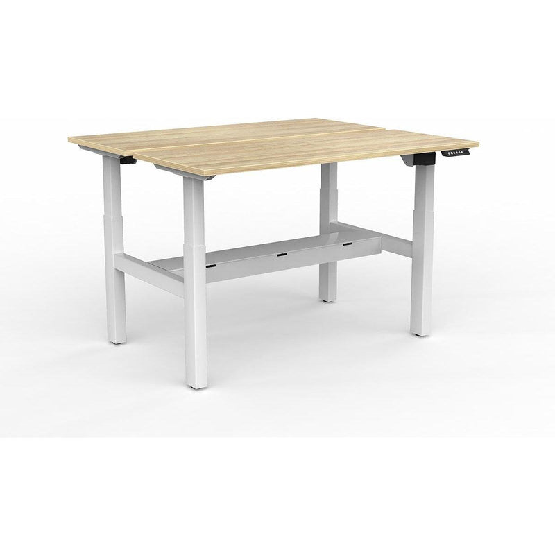 Agile 2-Column Electric Shared Desk - Cable Tray