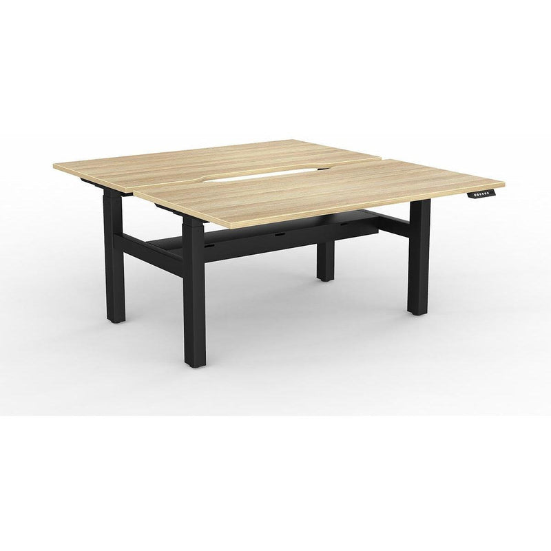 Agile 2-Column Electric Shared Desk - Cable Tray