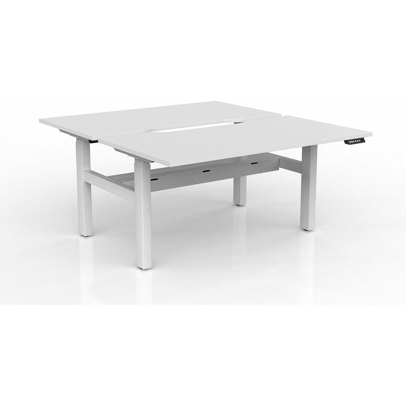 Agile 2-Column Electric Shared Desk - Cable Tray