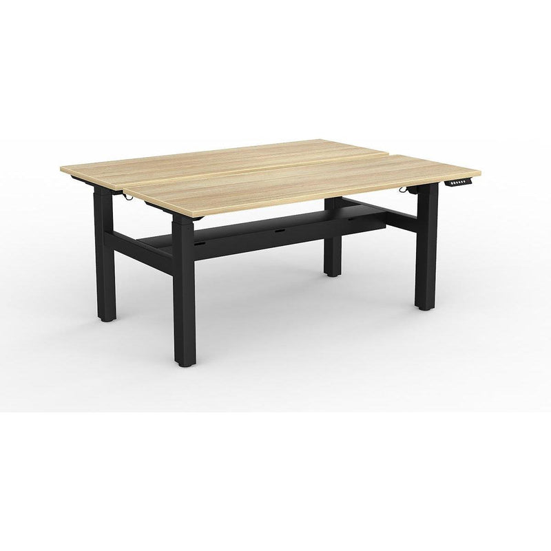 Agile 2-Column Electric Shared Desk - Cable Tray