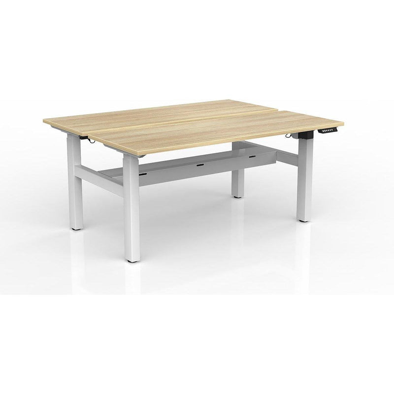 Agile 2-Column Electric Shared Desk - Cable Tray