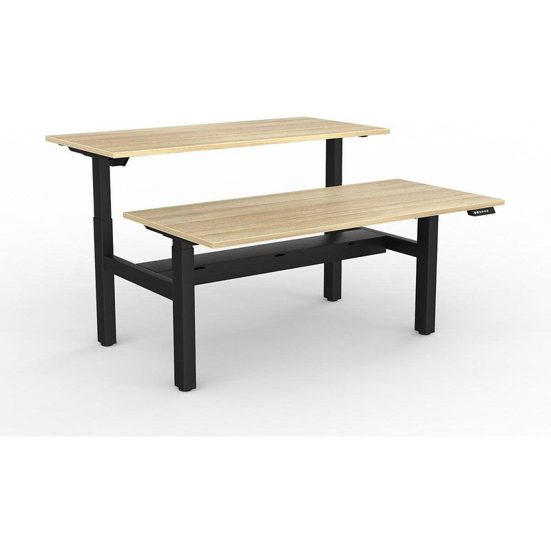 Agile 2-Column Electric Shared Desk - Cable Tray