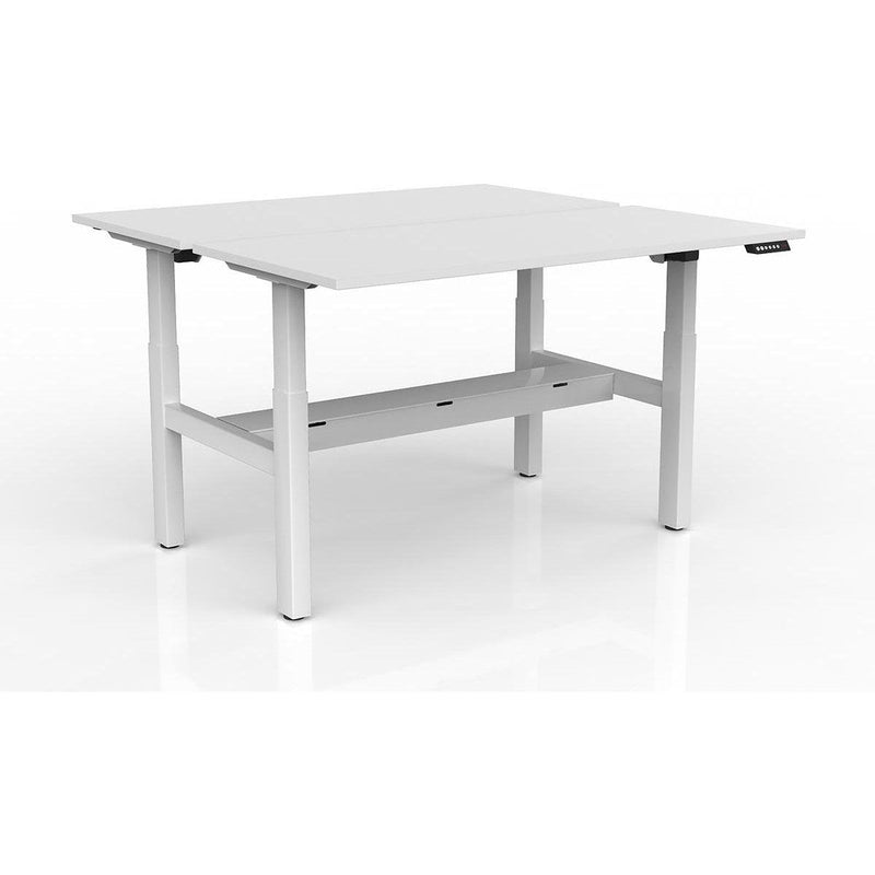 Agile 2-Column Electric Shared Desk - Cable Tray