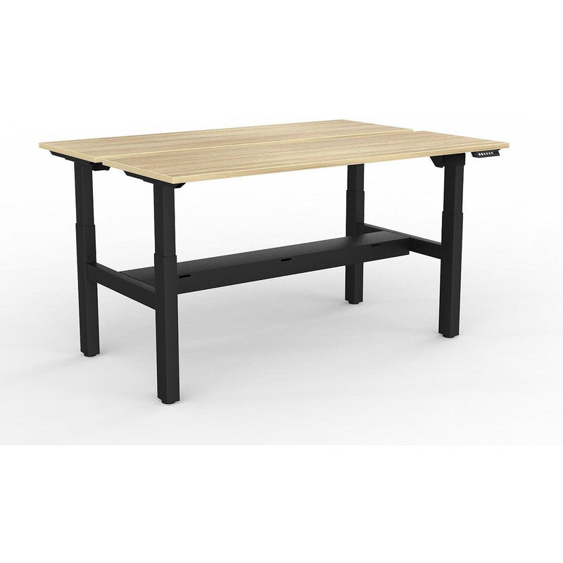 Agile 2-Column Electric Shared Desk - Cable Tray