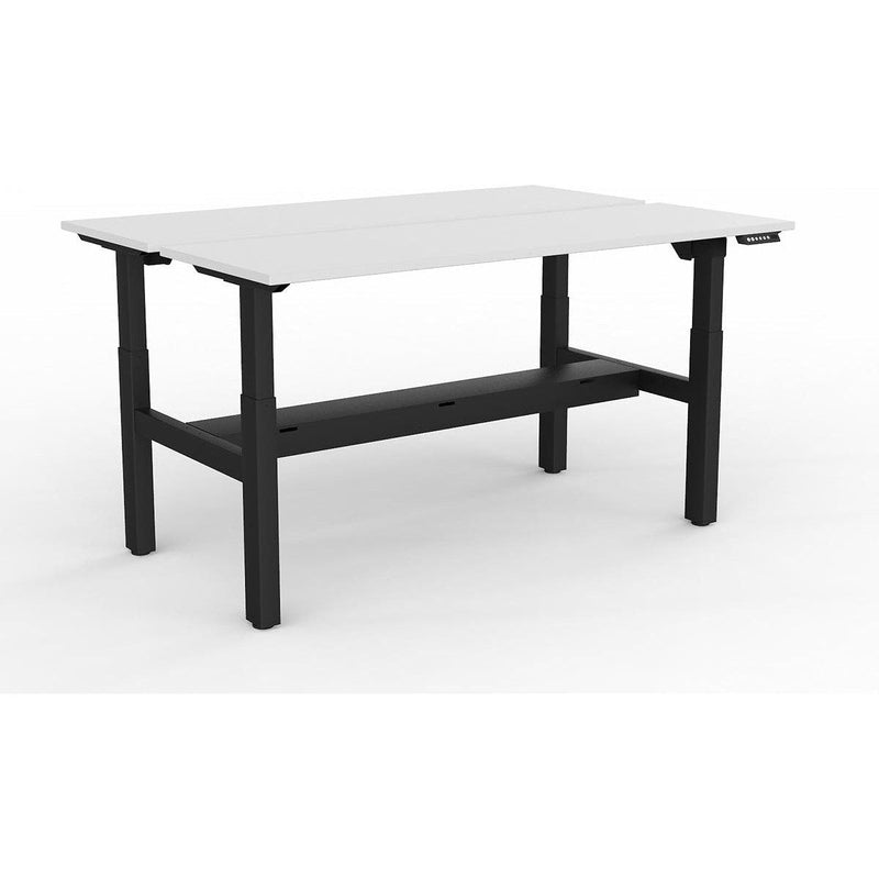 Agile 2-Column Electric Shared Desk - Cable Tray