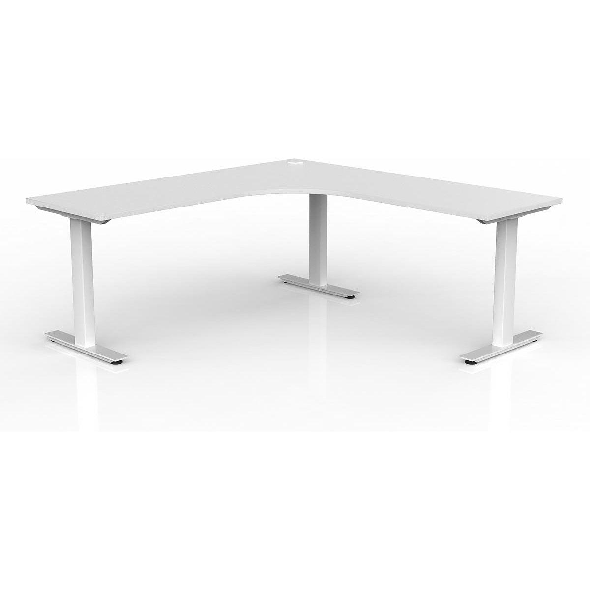 Agile Fixed Height 90° Workstation - Right Hand Workstation Return