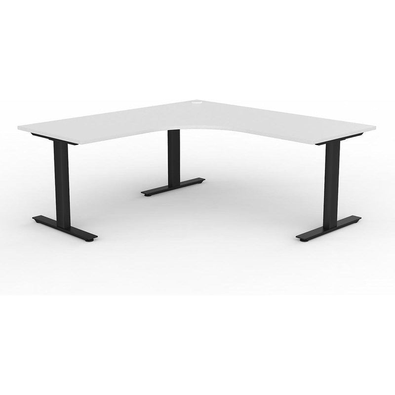 Agile Fixed Height 90° Workstation - Left Hand Workstation Return