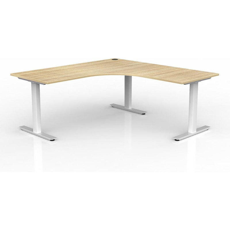 Agile Fixed Height 90° Workstation - Right Hand Workstation Return