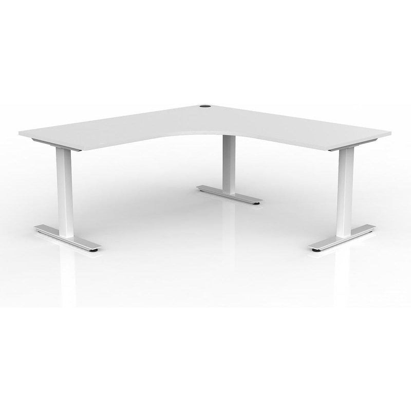 Agile Fixed Height 90° Workstation - Right Hand Workstation Return