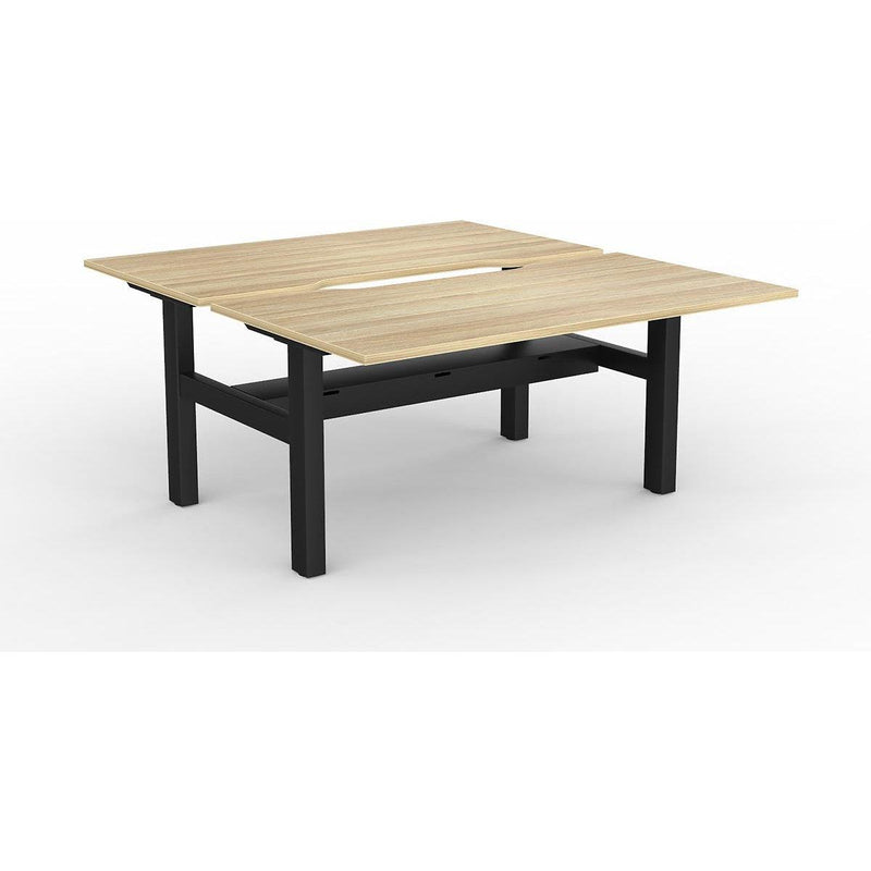 Agile Fixed Height Shared Desk - Cable Tray