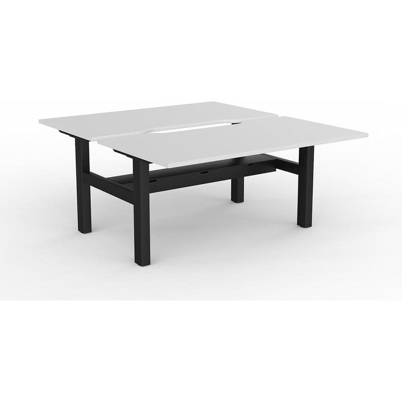 Agile Fixed Height Shared Desk - Cable Tray