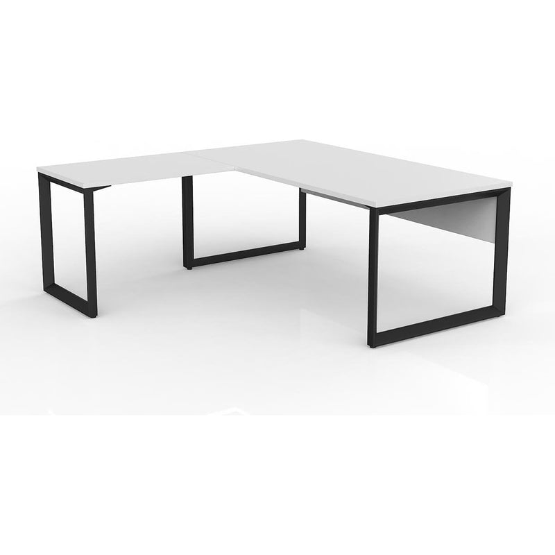 Anvil Desk with Return and Modesty - Left Hand