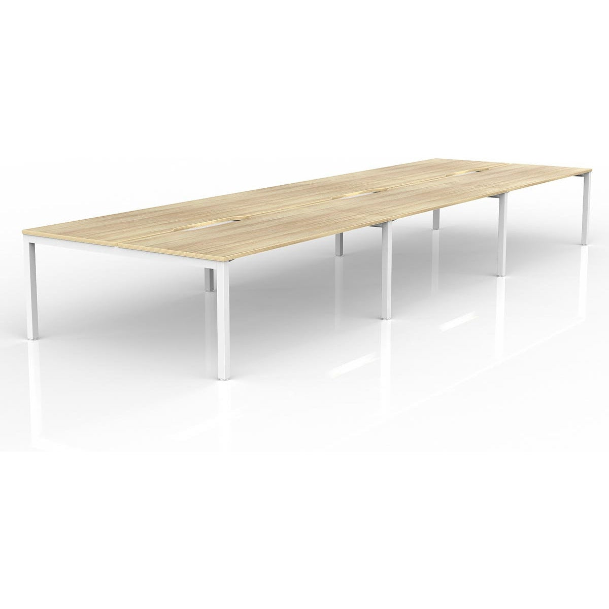 Axis 6-User Double Sided Workspace-Elite Office Furniture