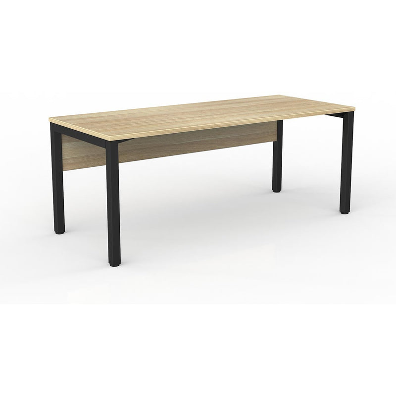 Axis Straight Desk with Melamine Modesty