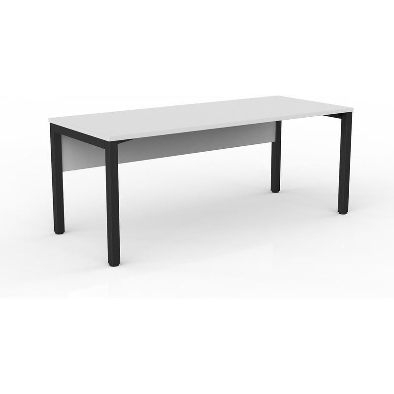 Axis Straight Desk with Melamine Modesty