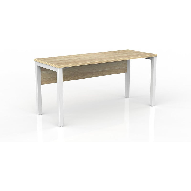 Axis Straight Desk with Melamine Modesty