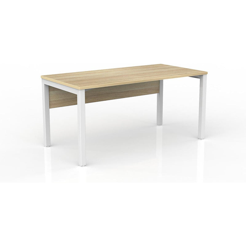 Axis Straight Desk with Melamine Modesty