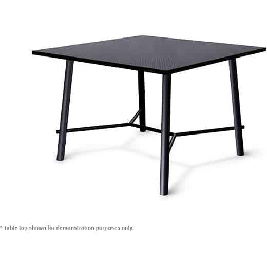 IDEO Square Meeting Table Frame – Steel Legs ‘Pronto’