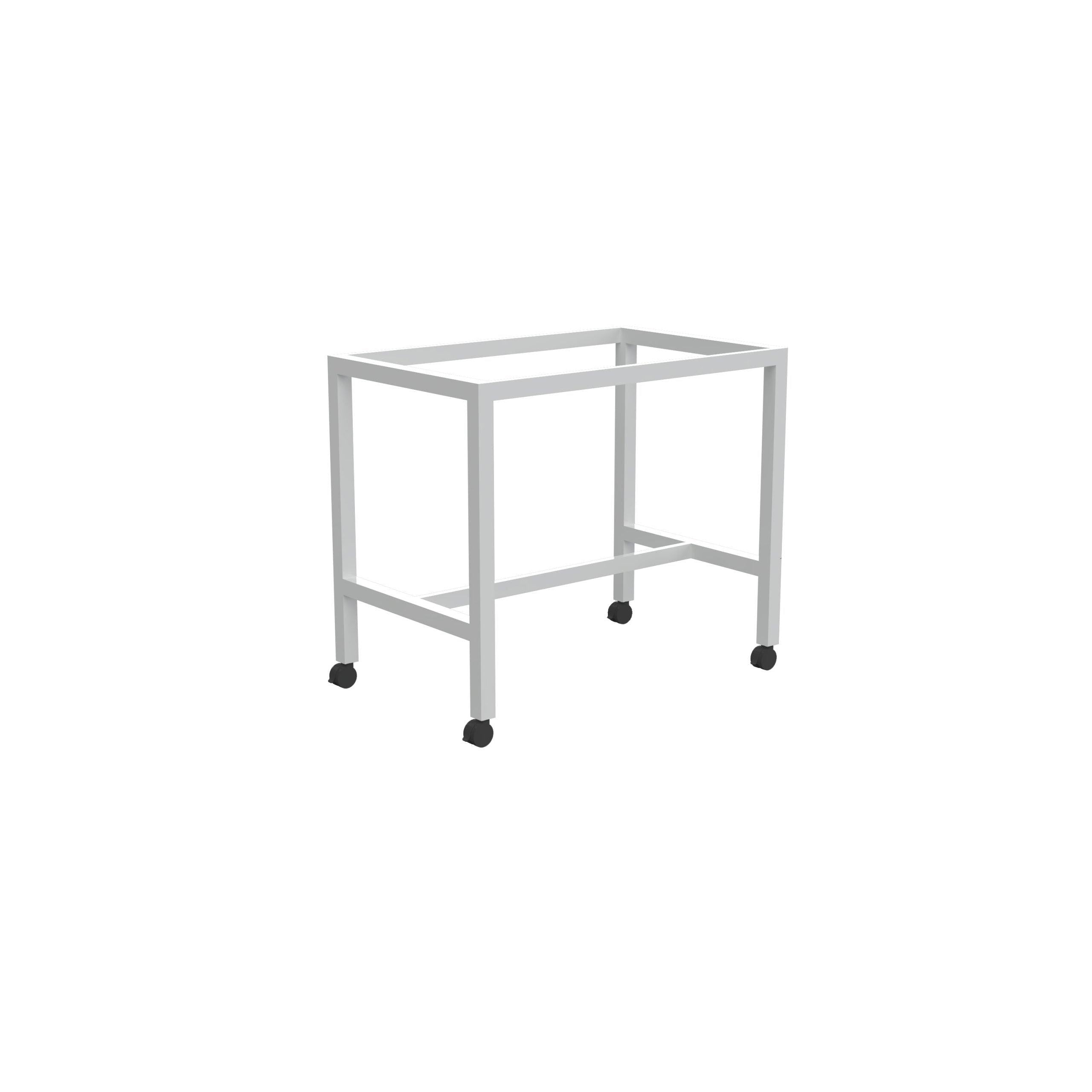 Axis Square Leg Mobile Bar Leaner Frame-Elite Office Furniture