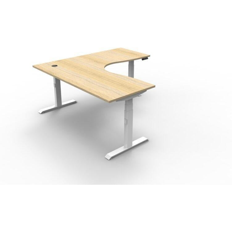 BOOST Plus + Electric Height Adjustable Corner Workstation