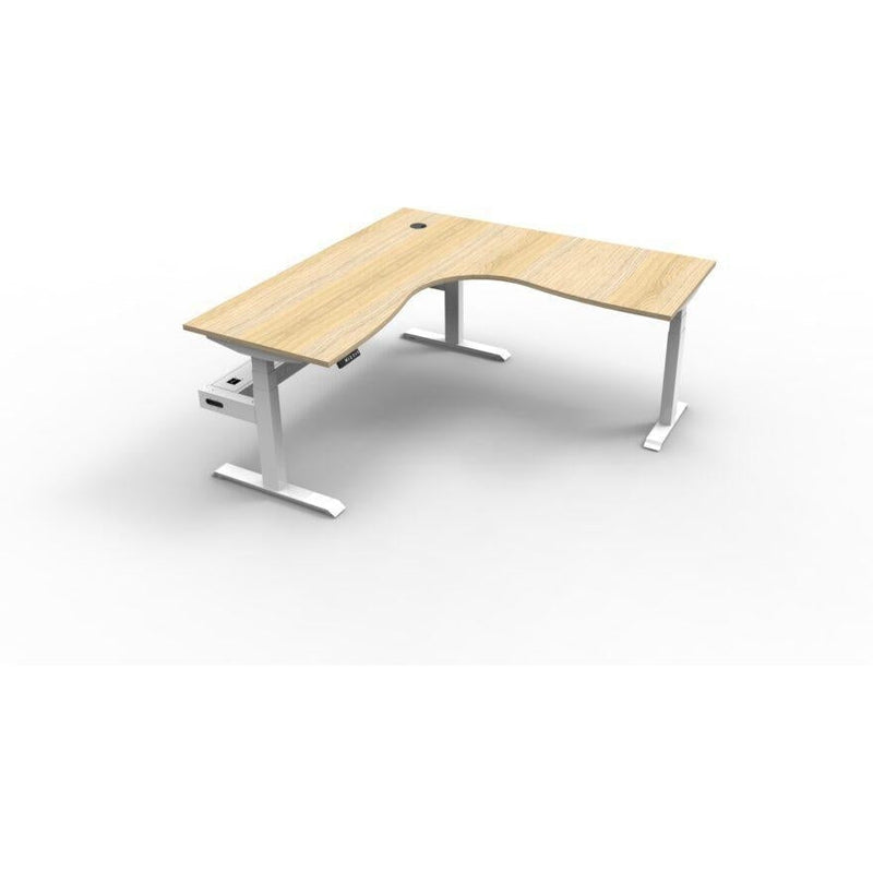 BOOST Plus + Electric Height Adjustable Corner Workstation