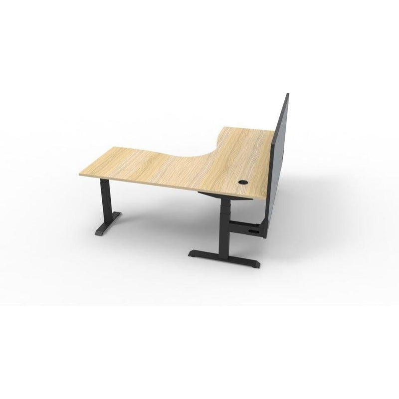 BOOST Plus + Electric Height Adjustable Corner Workstation