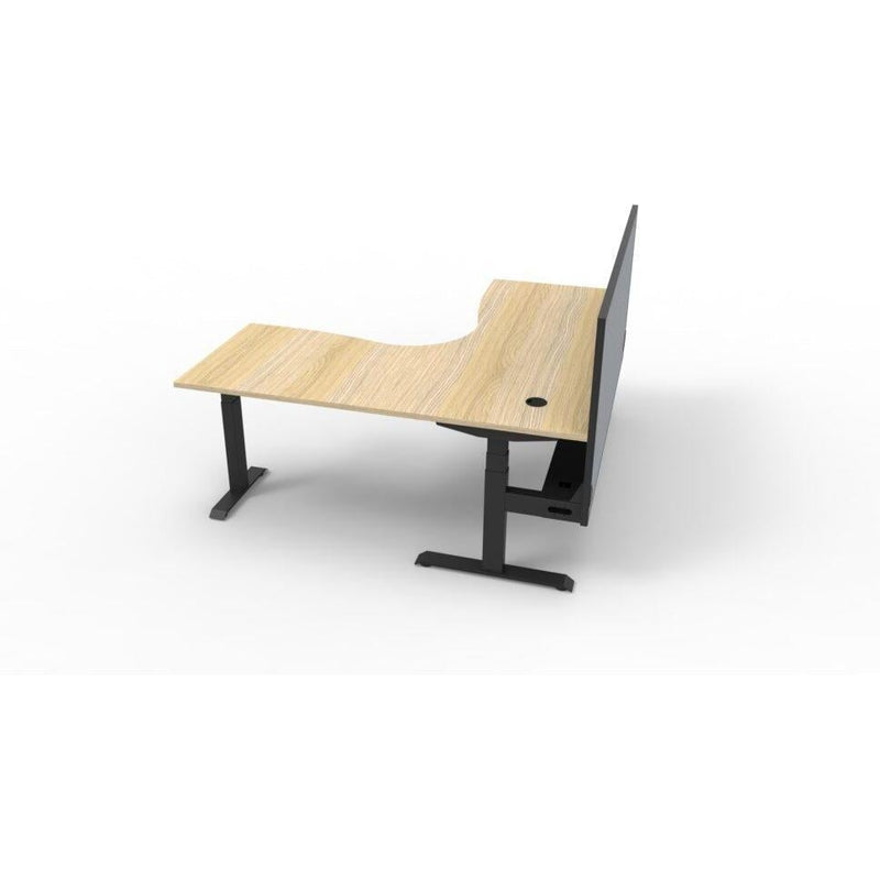 BOOST Plus + Electric Height Adjustable Corner Workstation
