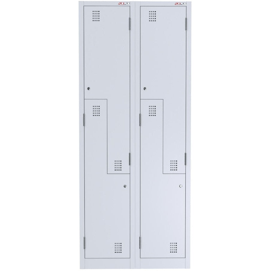 A-File 2 Step Locker - Bank of 2 (4 Door Locker)