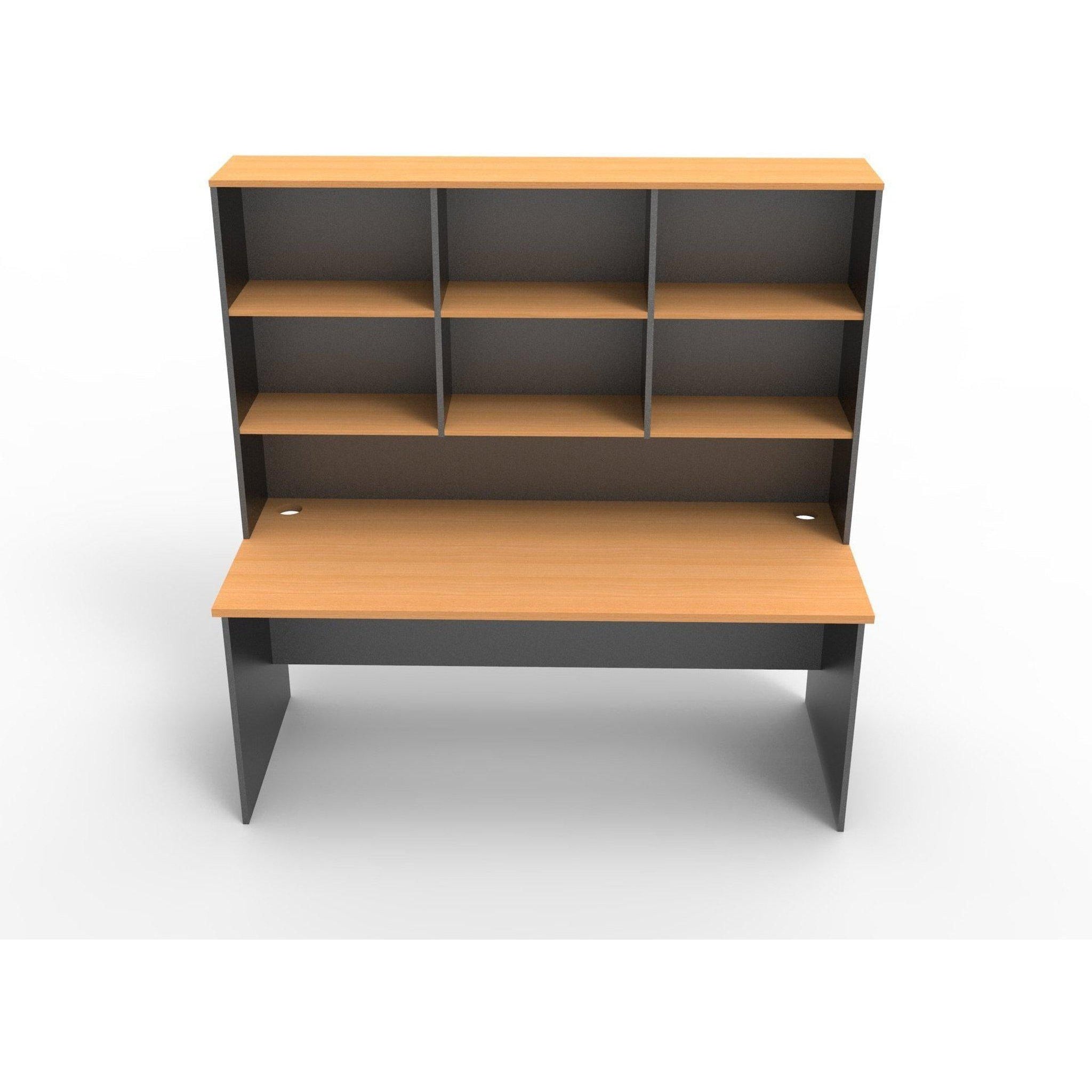 Rapid Worker Desk with Hutch-Elite Office Furniture