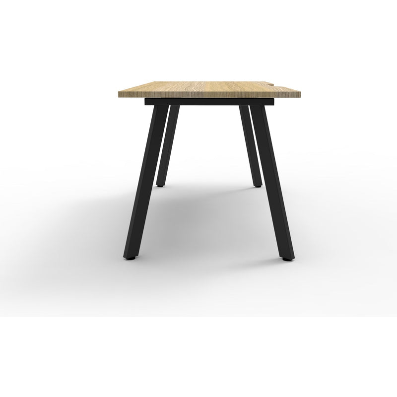 Eternity 1 Person Single Sided Workstation - Oak