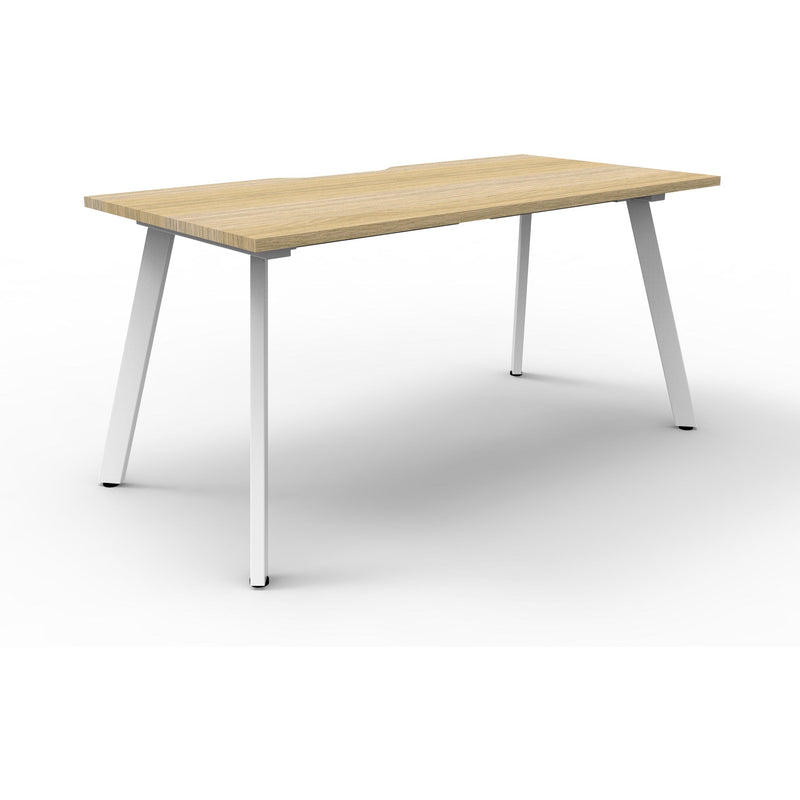 Eternity 1 Person Single Sided Workstation - Oak