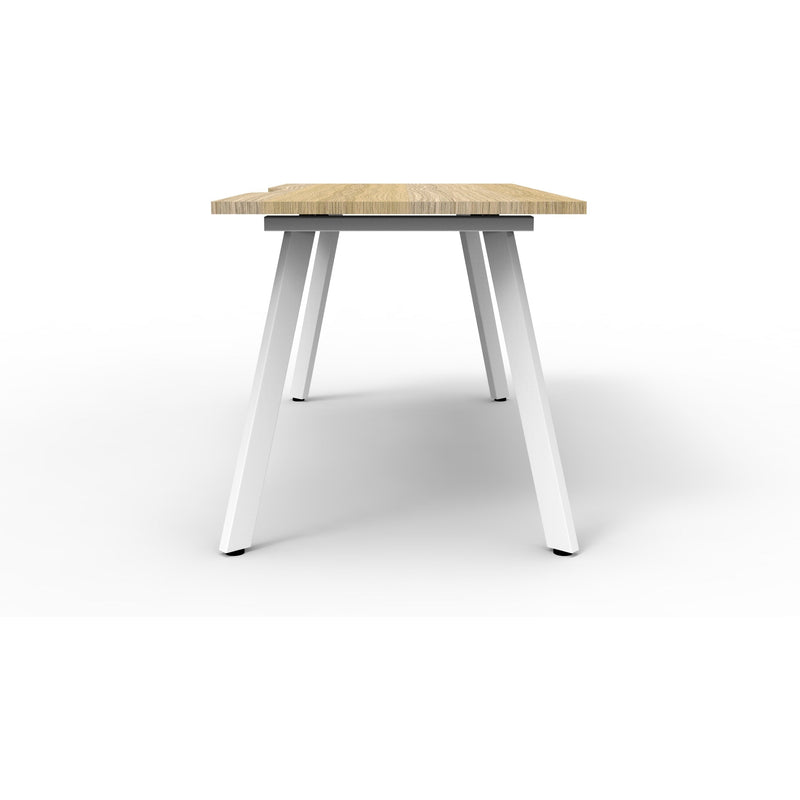 Eternity 1 Person Single Sided Workstation - Oak