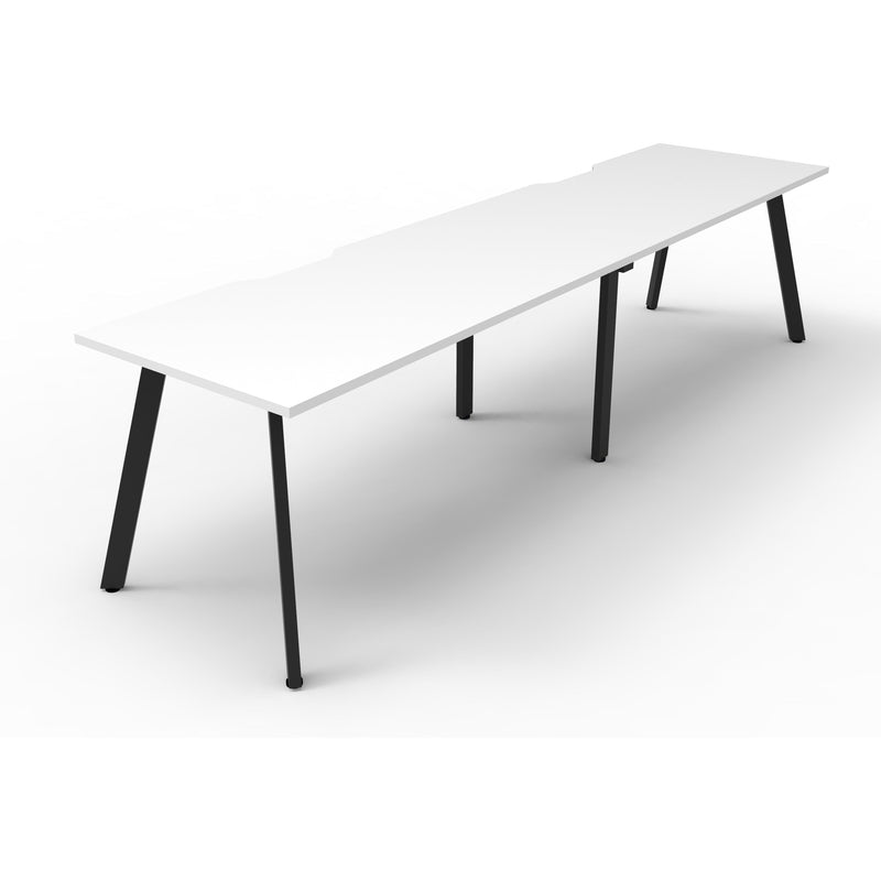 Eternity 2 Person Single Sided Workstation - White