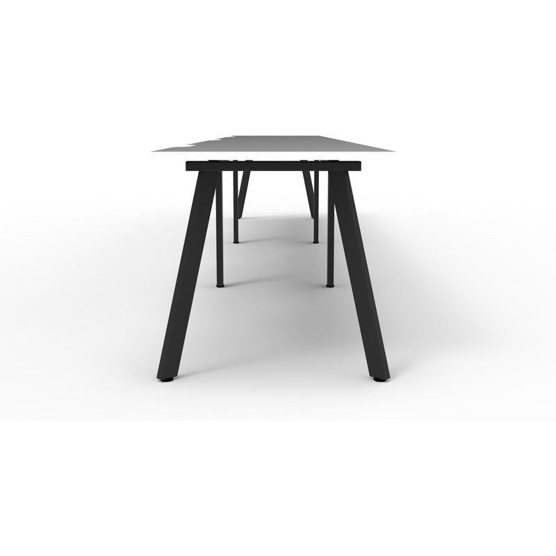 Eternity 3 Person Single Sided Workstation - White