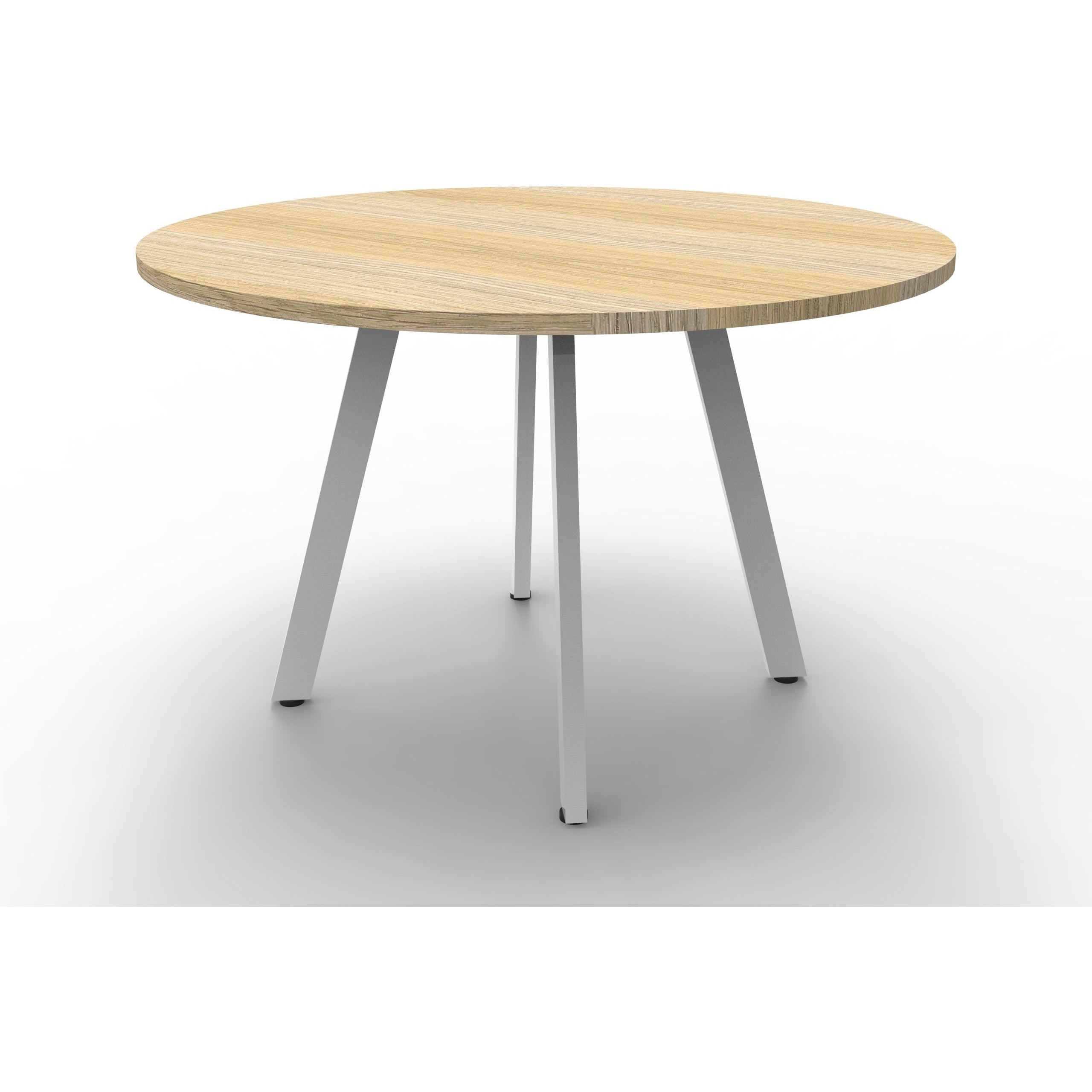 Eternity Round Meeting Table 1200mm Diameter - Oak