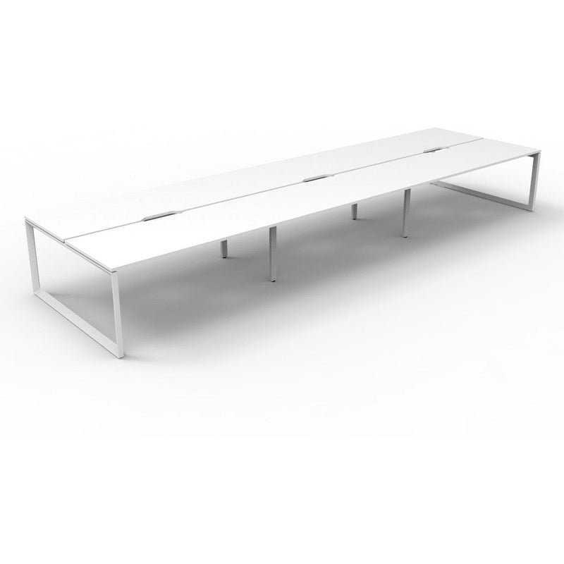 Deluxe Infinity Double Sided Workstations - Loop Leg