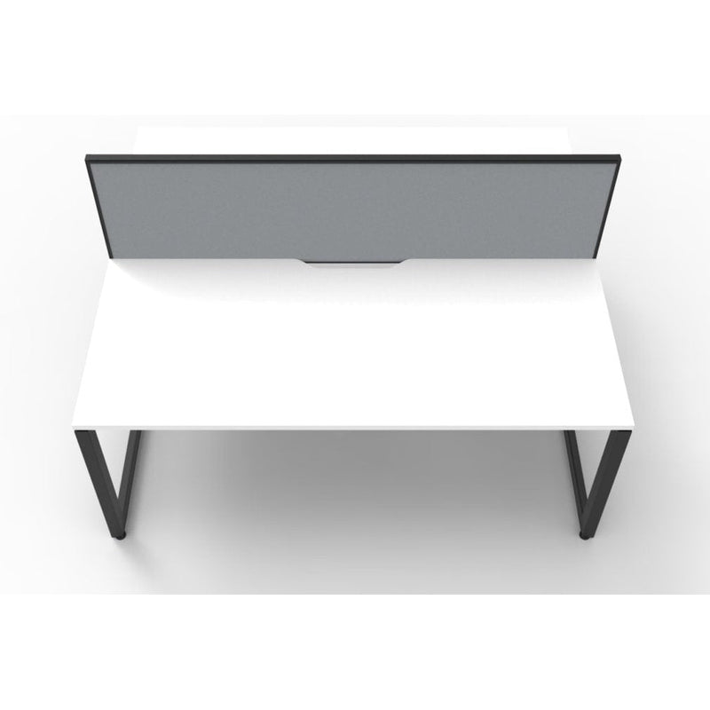 Deluxe Rapid Infinity 2 Person Double Sided Workstation - With Screen